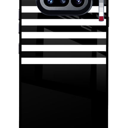 Black and White Print Nothing Phone 4a Glass Case