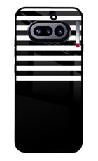 Black and White Print Nothing Phone 4a Glass Case