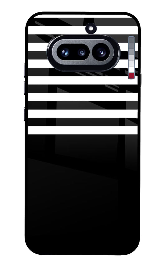 Black and White Print Nothing Phone 4a Glass Case