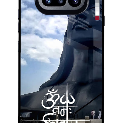 Om Namah Shivay Nothing Phone 4a Glass Case Back Cover by Casekaro