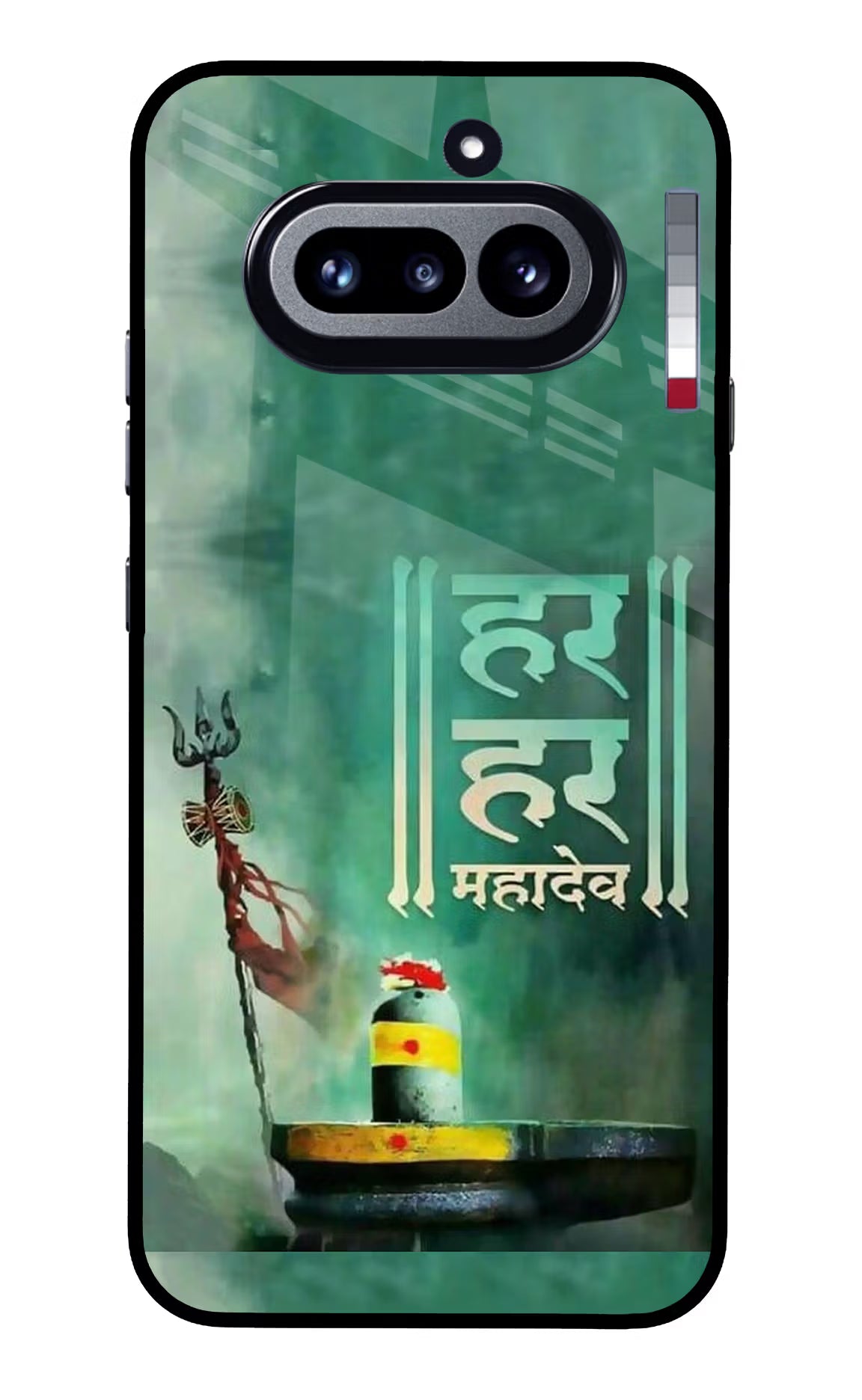 Har Har Mahadev Shivling Nothing Phone 4a Glass Case