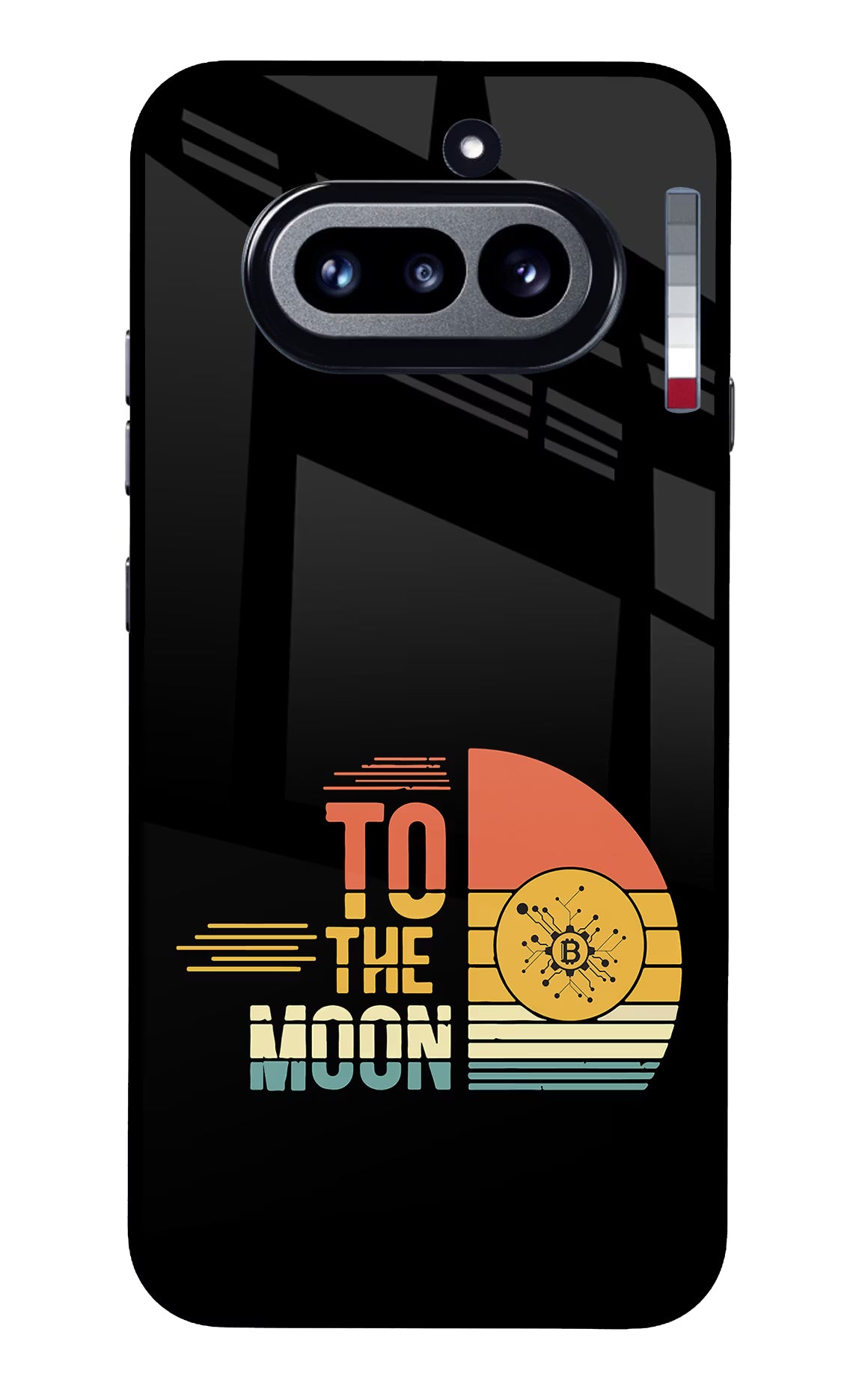 To the Moon Nothing Phone 4a Glass Case