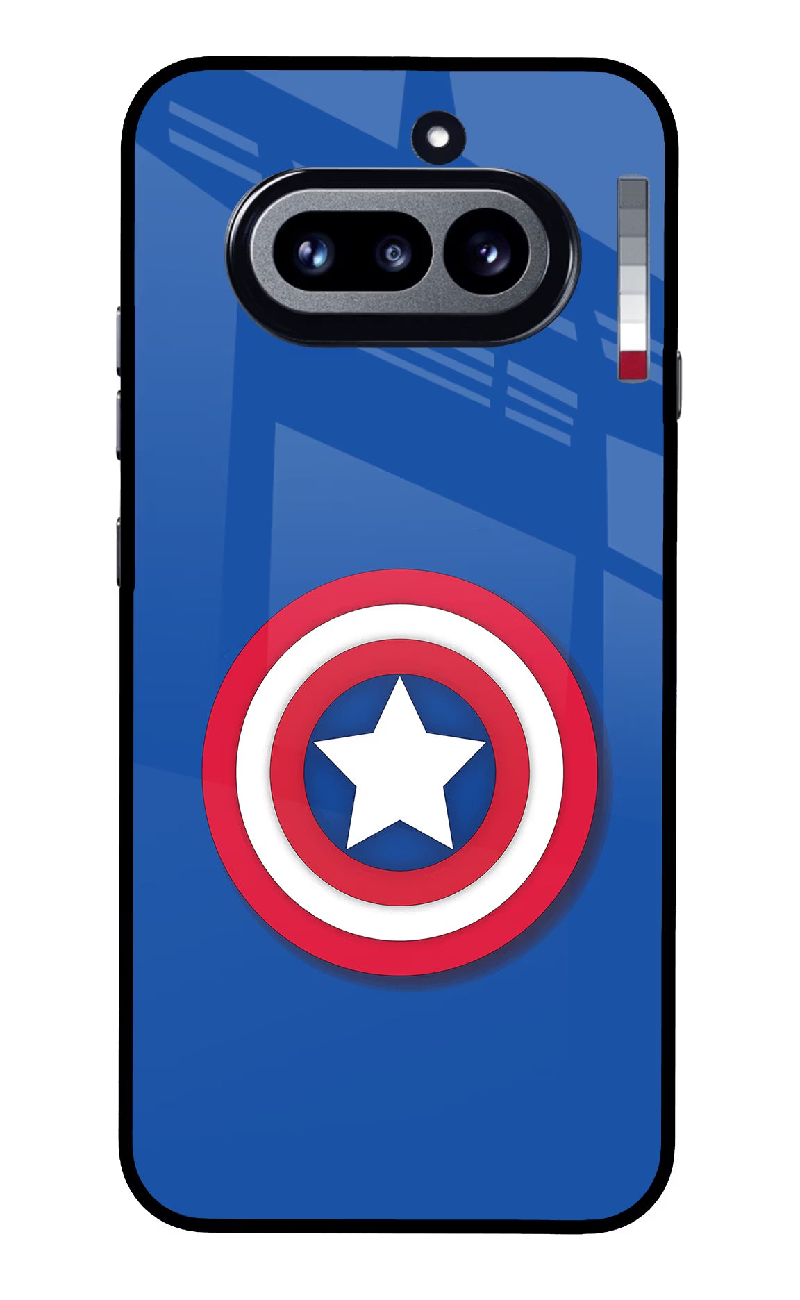 Shield Nothing Phone 4a Glass Case Back Cover by Casekaro