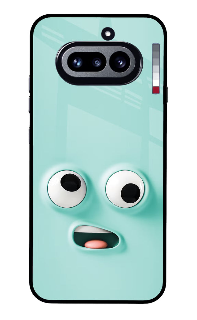 Funny Cartoon Nothing Phone 4a Glass Case Back Cover by Casekaro
