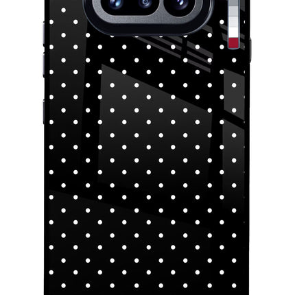 White Dots Nothing Phone 4a Glass Case