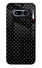 White Dots Nothing Phone 4a Glass Case