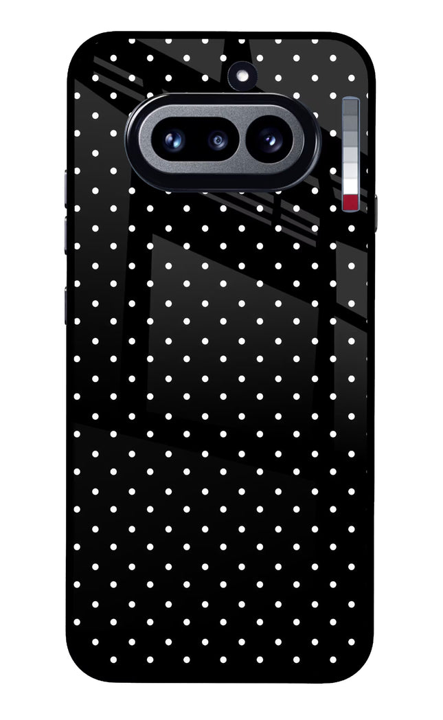 White Dots Nothing Phone 4a Glass Case