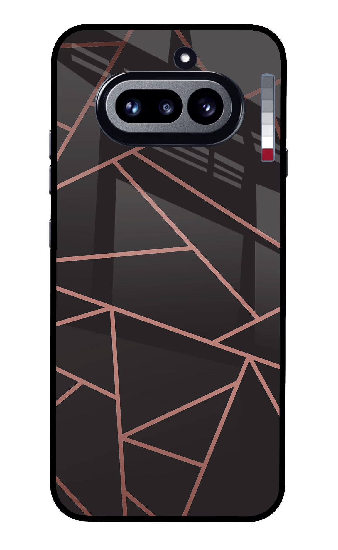 Geometric Pattern Nothing Phone 4a Glass Case Back Cover by Casekaro