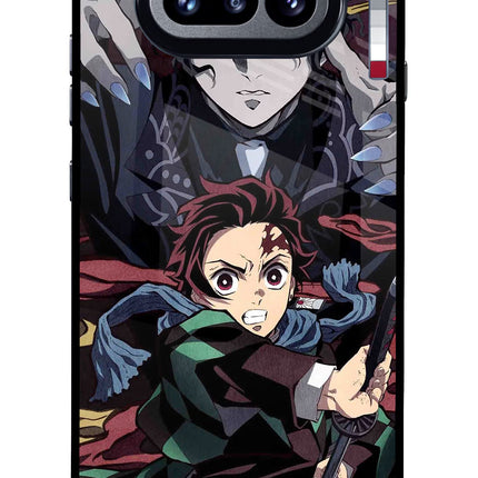 Demon Slayer Nothing Phone 4a Glass Case Back Cover by Casekaro
