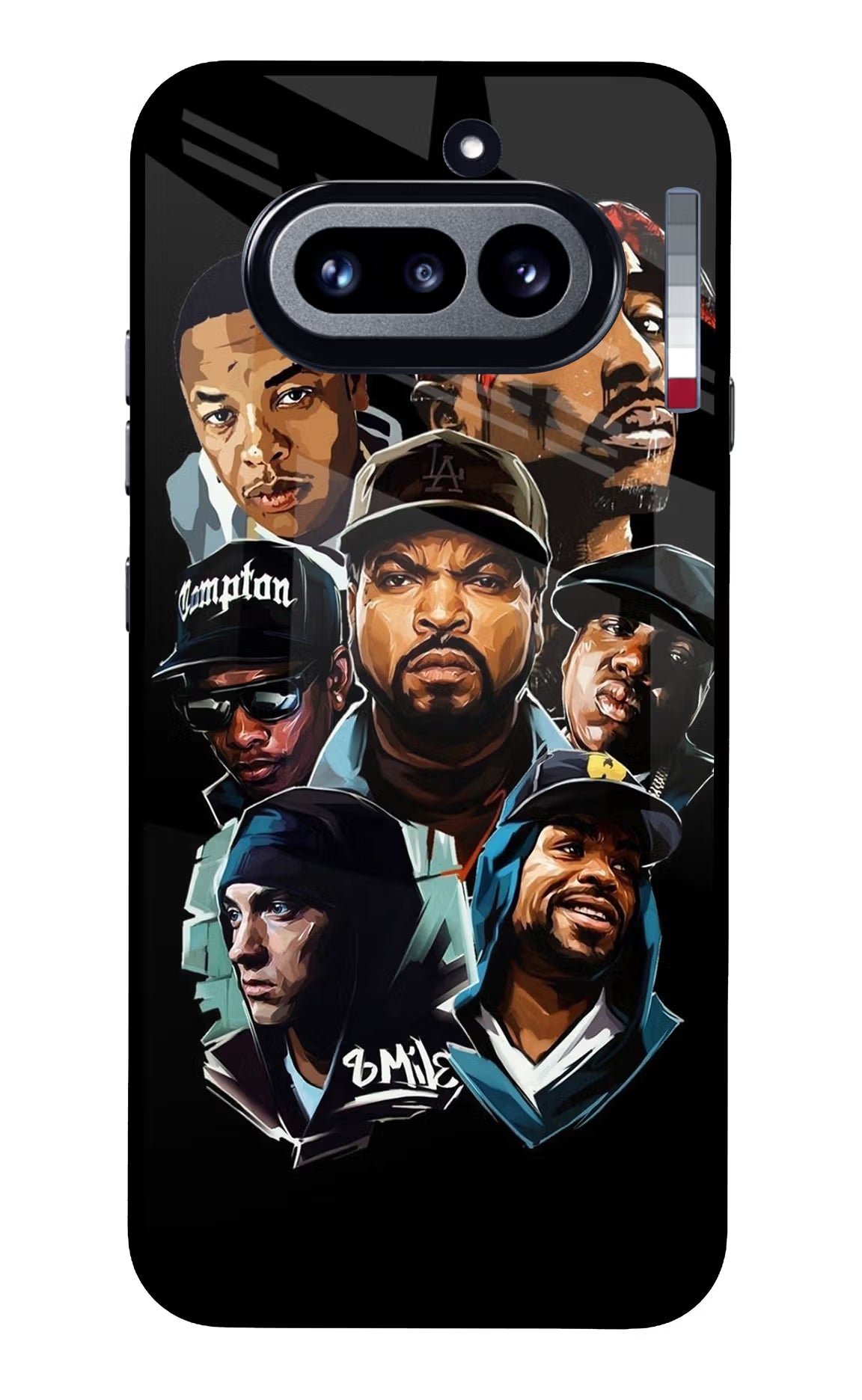Rappers Nothing Phone 4a Glass Case Back Cover by Casekaro