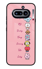 BTS names Nothing Phone 4a Glass Case
