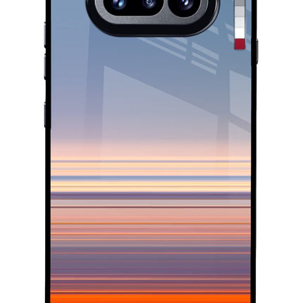 Morning Colors Nothing Phone 4a Glass Case Back Cover by Casekaro