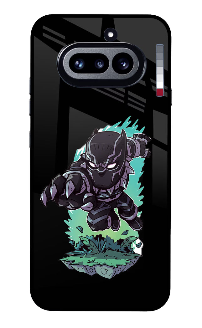 Black Panther Nothing Phone 4a Glass Case Back Cover by Casekaro