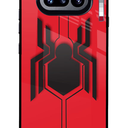 Spider Nothing Phone 4a Glass Case Back Cover by Casekaro