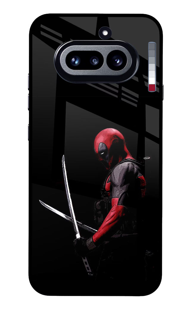 Deadpool Nothing Phone 4a Glass Case