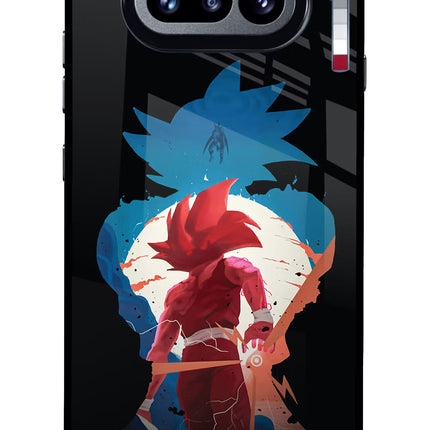 Goku Nothing Phone 4a Glass Case Back Cover by Casekaro