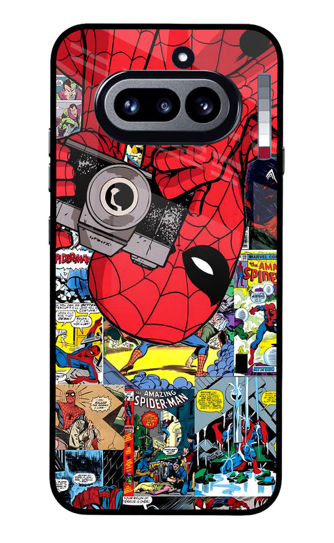 Spider Man Nothing Phone 4a Glass Case