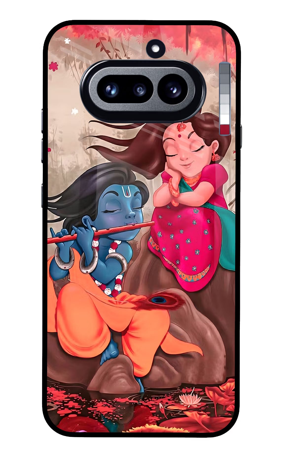Radhe Krishna Nothing Phone 4a Glass Case