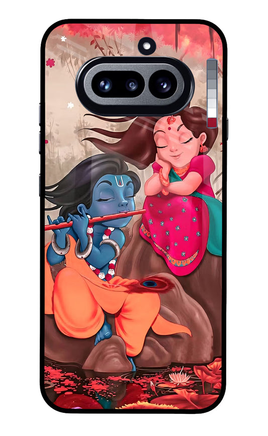 Radhe Krishna Nothing Phone 4a Glass Case