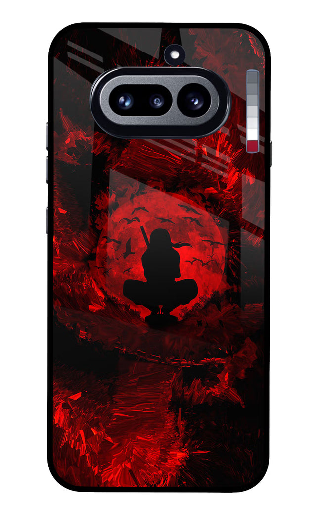 Itachi Uchiha Nothing Phone 4a Glass Case