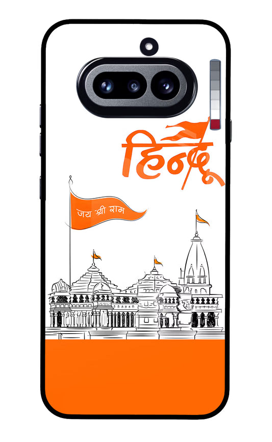 Jai Shree Ram Hindu Nothing Phone 4a Glass Case