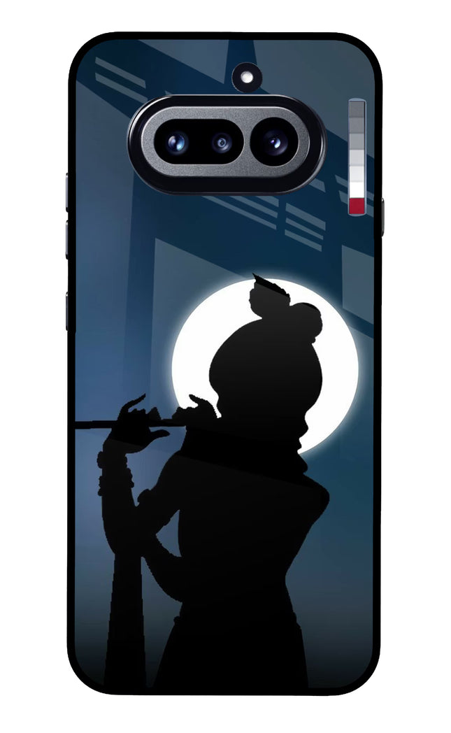 Shri Krishna Silhouette Nothing Phone 4a Glass Case Back Cover by Casekaro