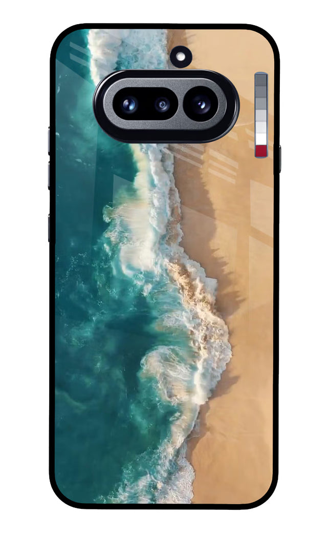 Ocean Beach Nothing Phone 4a Glass Case Back Cover by Casekaro