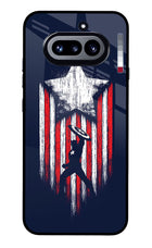 Captain America Marvel Art Nothing Phone 4a Glass Case