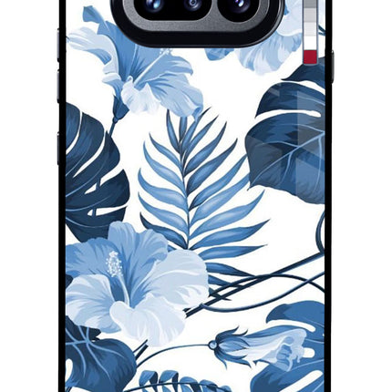 Fabric Art Nothing Phone 4a Glass Case Back Cover by Casekaro