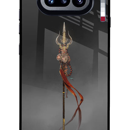 Shiv Trishul Nothing Phone 4a Glass Case Back Cover by Casekaro