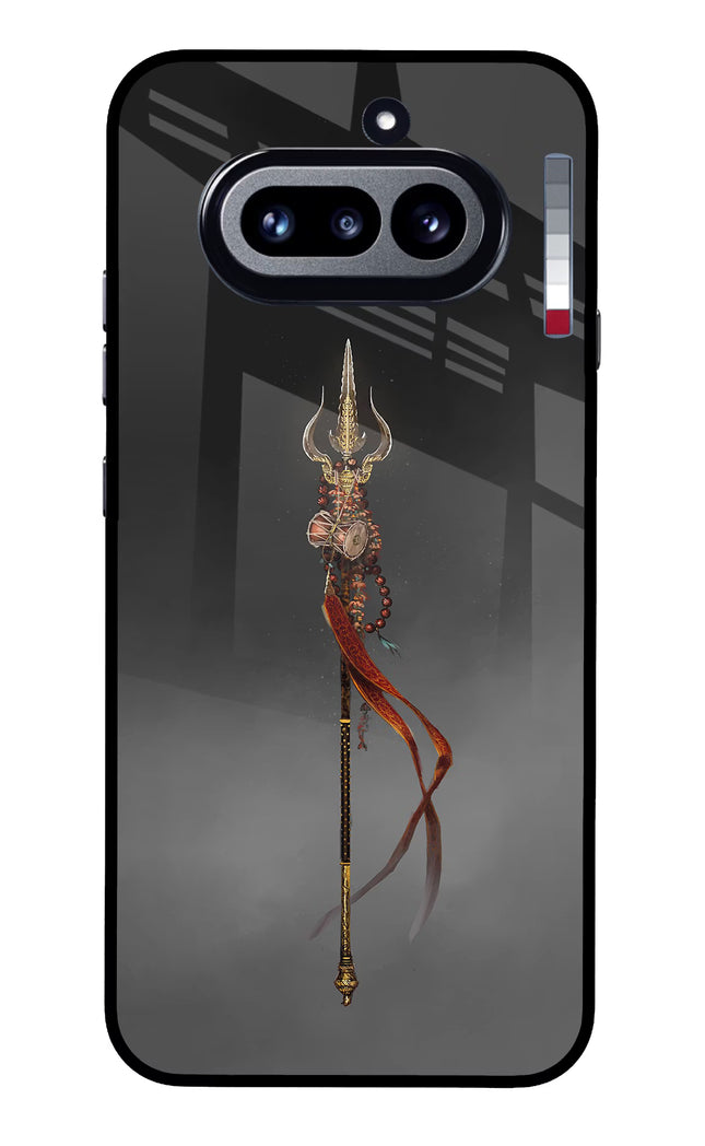 Shiv Trishul Nothing Phone 4a Glass Case Back Cover by Casekaro