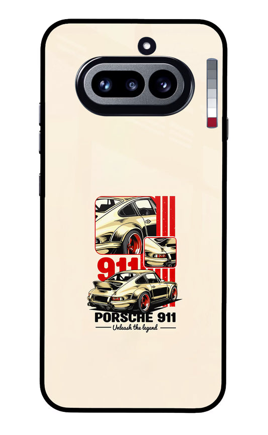 Classic Porsche 911 Nothing Phone 4a Glass Case