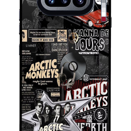 Arctic Monkeys Nothing Phone 4a Glass Case Back Cover by Casekaro