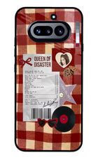 Queen of Disaster Nothing Phone 4a Glass Case
