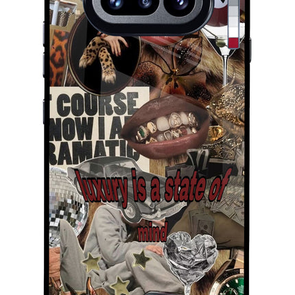 Luxury Nothing Phone 4a Glass Case Back Cover by Casekaro