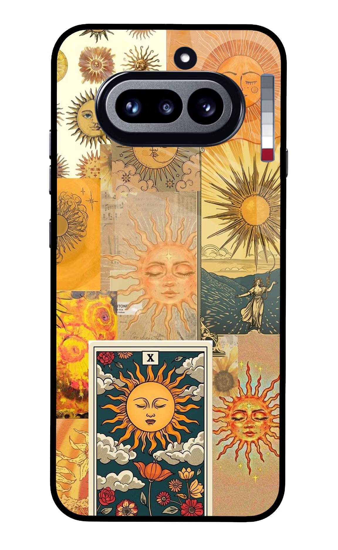 Sun Nothing Phone 4a Glass Case Back Cover by Casekaro