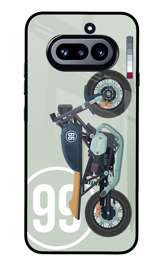 Classic Cafe Racer 99 Nothing Phone 4a Glass Case