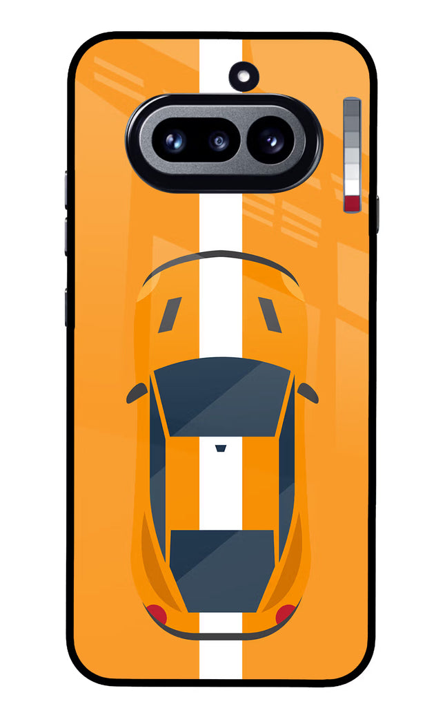 Highway Pursuit Nothing Phone 4a Glass Case Back Cover by Casekaro