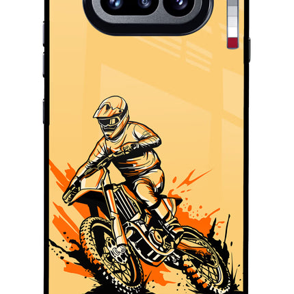 Off-Road Fury Nothing Phone 4a Glass Case Back Cover by Casekaro