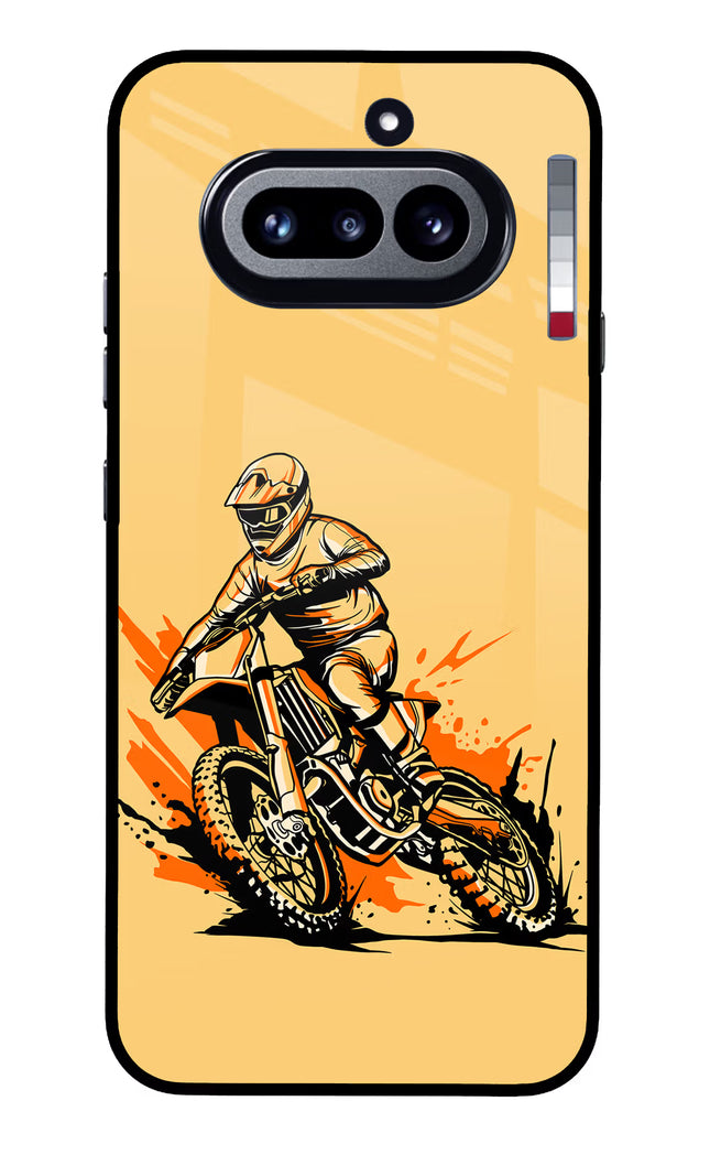 Off-Road Fury Nothing Phone 4a Glass Case Back Cover by Casekaro