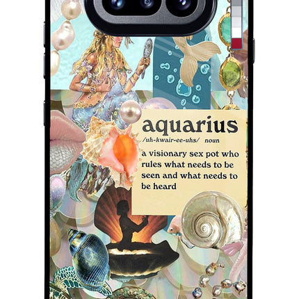 Aquarius Zodiac Nothing Phone 4a Glass Case