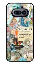 Aquarius Zodiac Nothing Phone 4a Glass Case