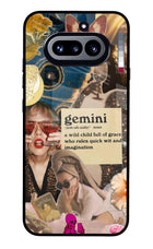Gemini Zodiac Nothing Phone 4a Glass Case