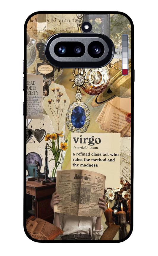 Virgo Zodiac Nothing Phone 4a Glass Case