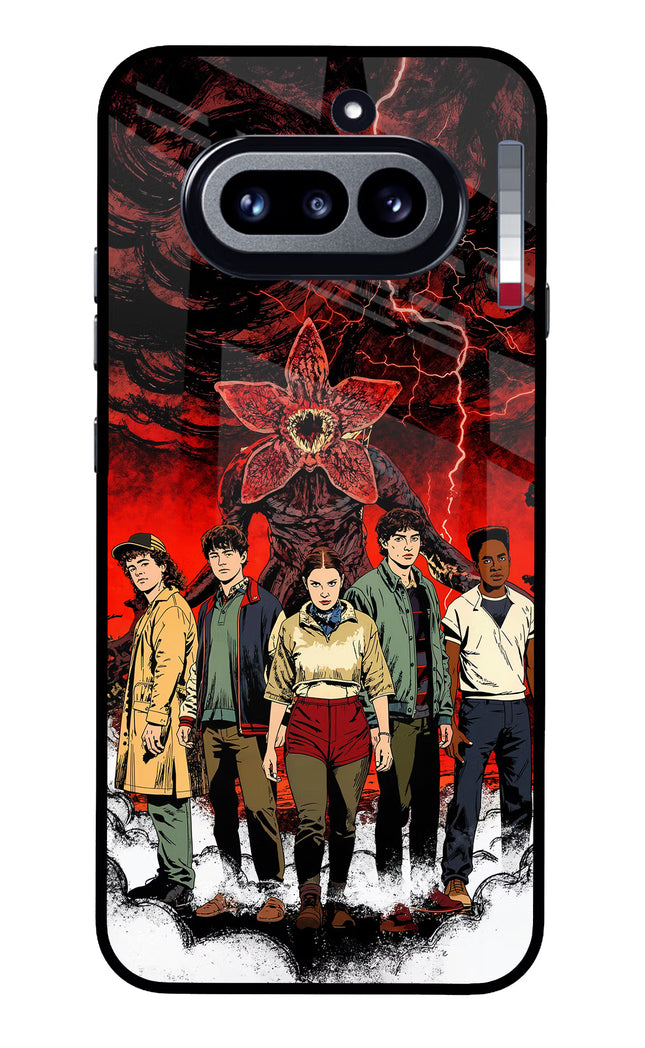 Ordinary Things Characters Nothing Phone 4a Glass Case Back Cover by Casekaro