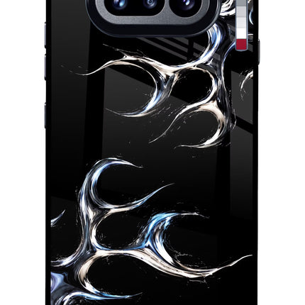 Chrome Tribal Nothing Phone 4a Glass Case