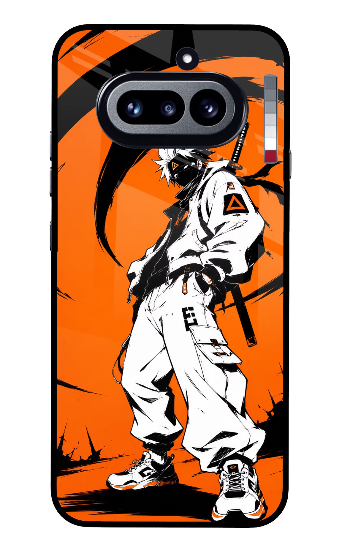 Street Samurai  Nothing Phone 4a Glass Case Back Cover by Casekaro