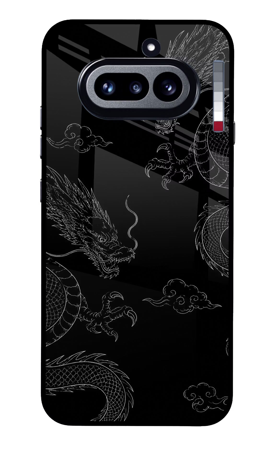 Twin Dragons Nothing Phone 4a Glass Case