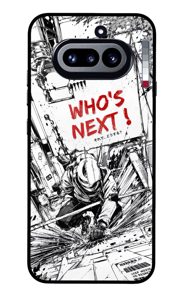 Who's Next Nothing Phone 4a Glass Case