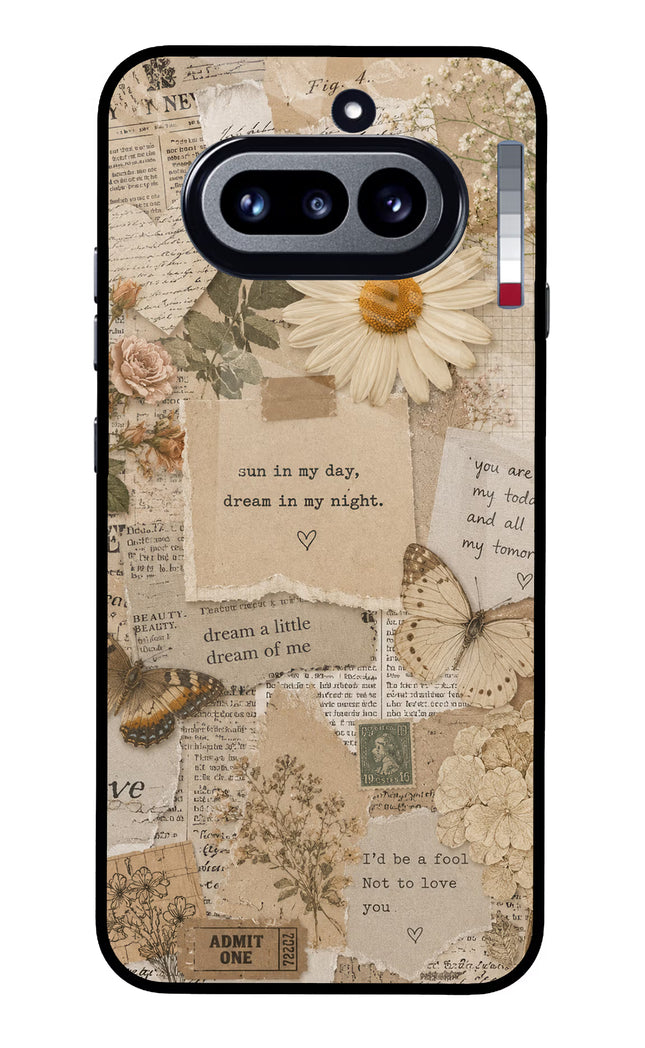 Vintage case Nothing Phone 4a Glass Case